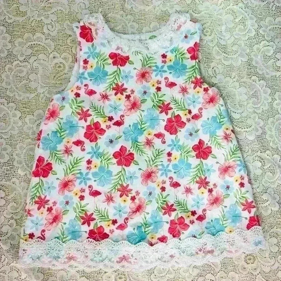 Little Me Child Size 18 Months MultiColor Flamingo Two-Piece Outfit - Picture 7 of 16